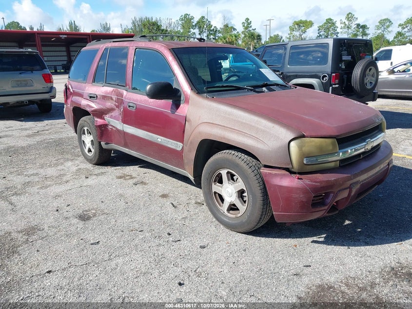2004 CHEVROLET TRAILBLAZER LS | 1GNDS13S242281752 | UPCARS