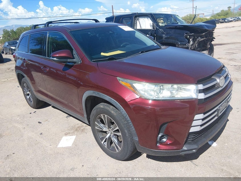 2019 TOYOTA HIGHLANDER LE | 5TDZZRFH6KS330529 | UPCARS