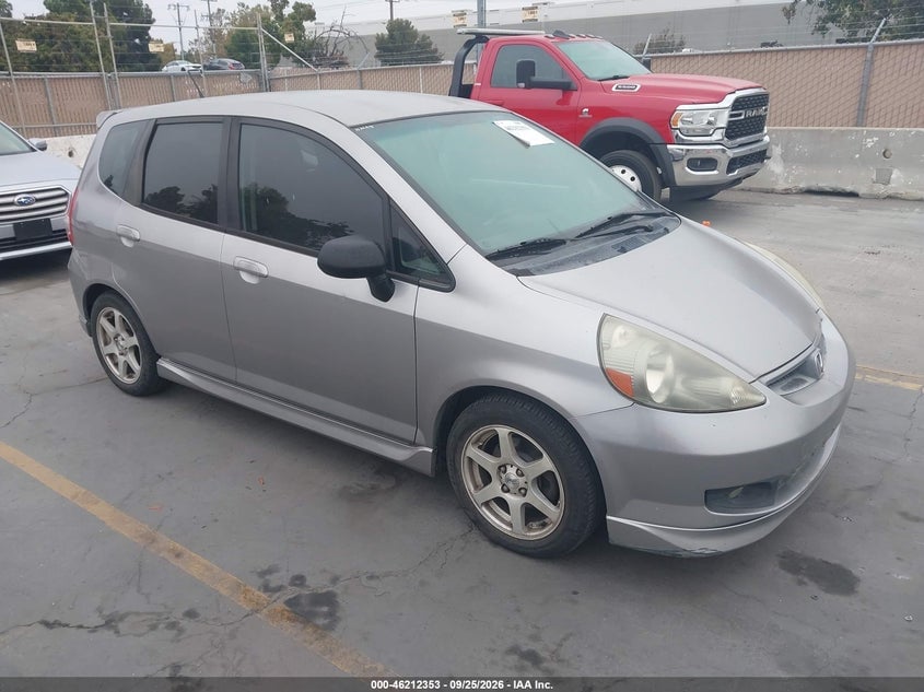 2007 HONDA FIT SPORT | JHMGD37687S038278 | UPCARS