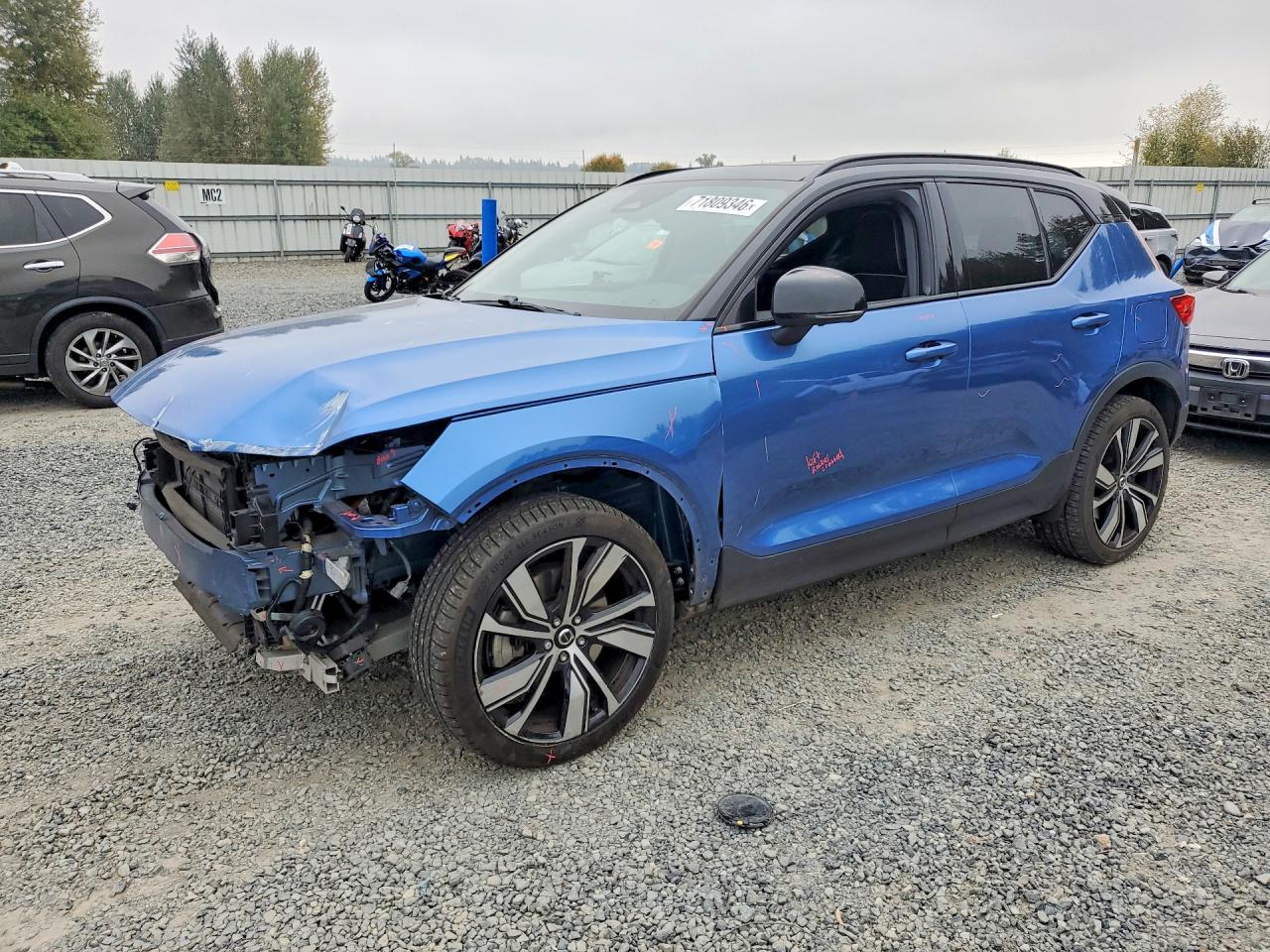 2021 VOLVO XC40 RECHARGE | YV4ED3UR8M2572557 | UPCARS