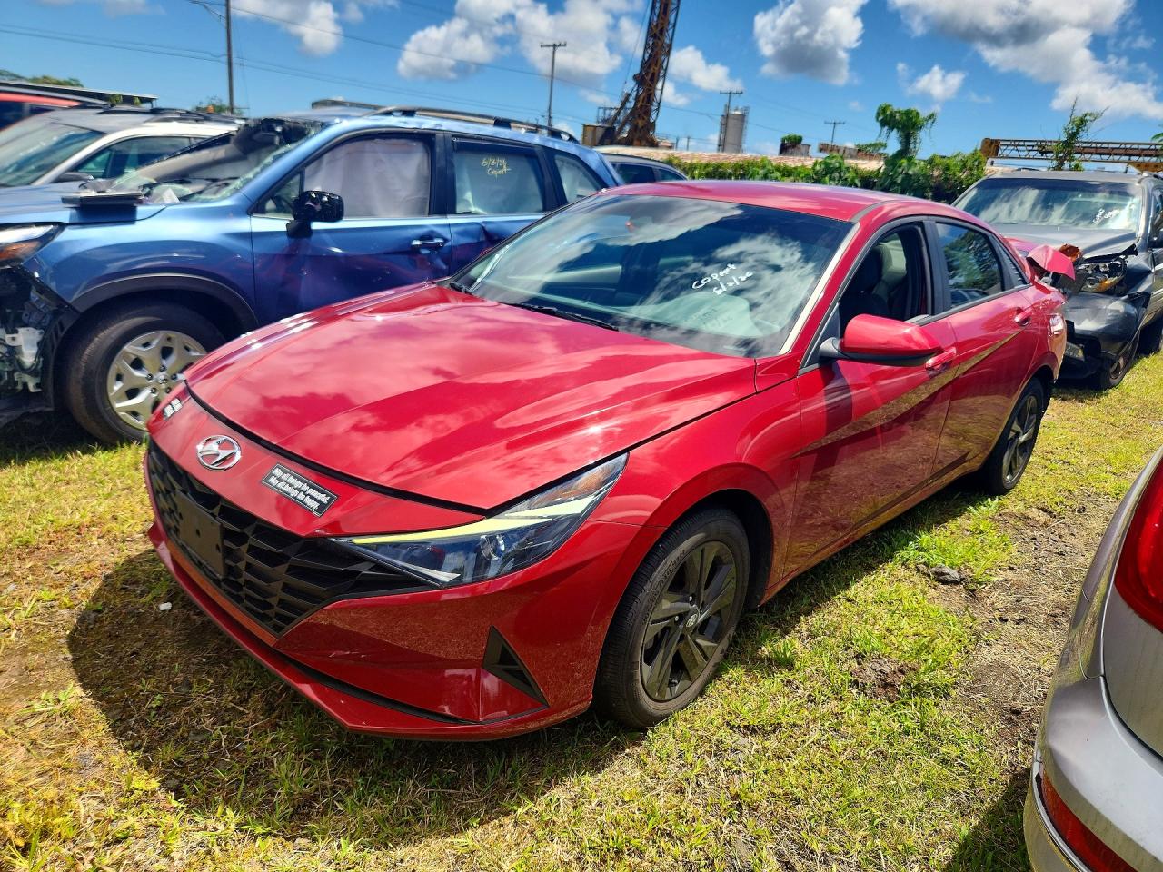 2023 HYUNDAI ELANTRA BLUE | KMHLM4AJ5PU059351 | UPCARS