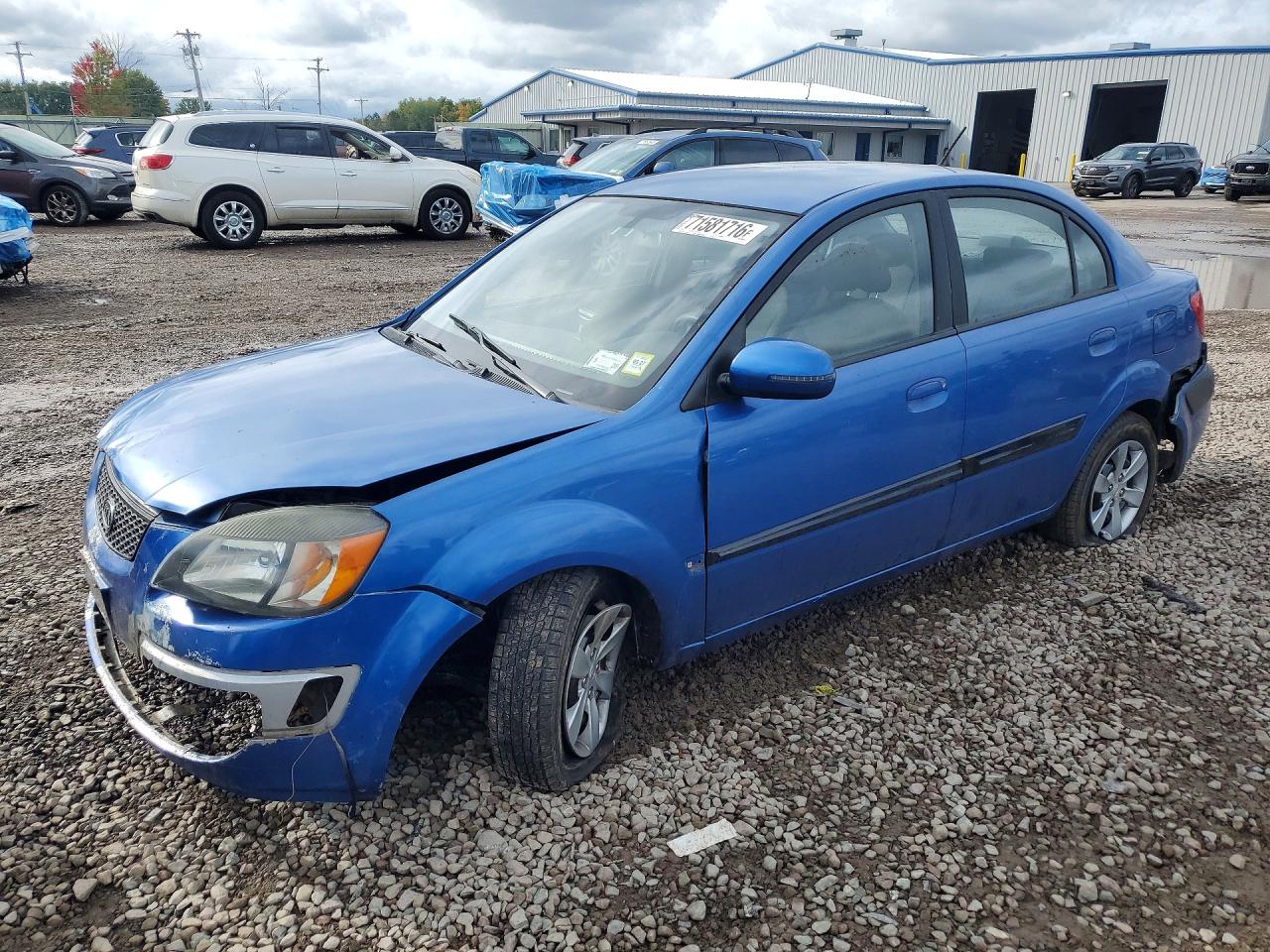 2010 KIA RIO BASE | KNADH4A36A6667371 | UPCARS