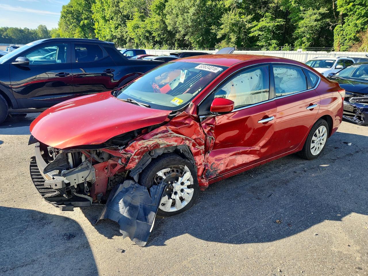 2014 NISSAN SENTRA S | 3N1AB7APXEY341330 | UPCARS