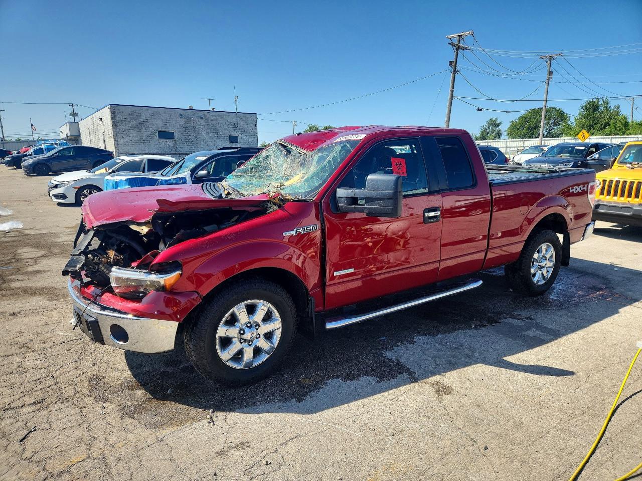 2014 FORD F150 SUPER CAB | 1FTFX1ET7EFC28483 | UPCARS