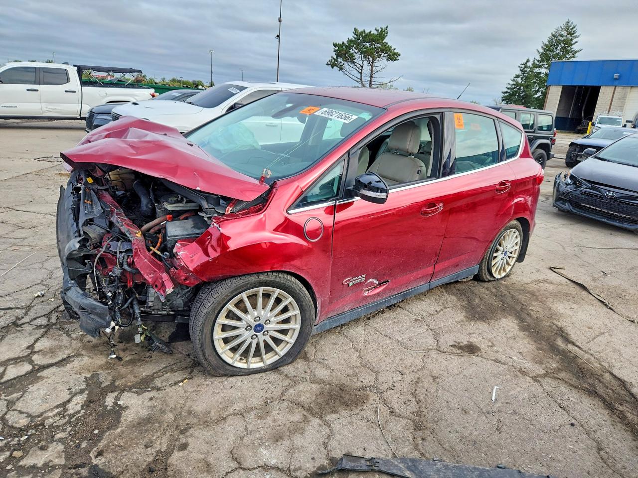 2014 FORD CMAX PREMIUM | 1FADP5CU7EL510558 | UPCARS