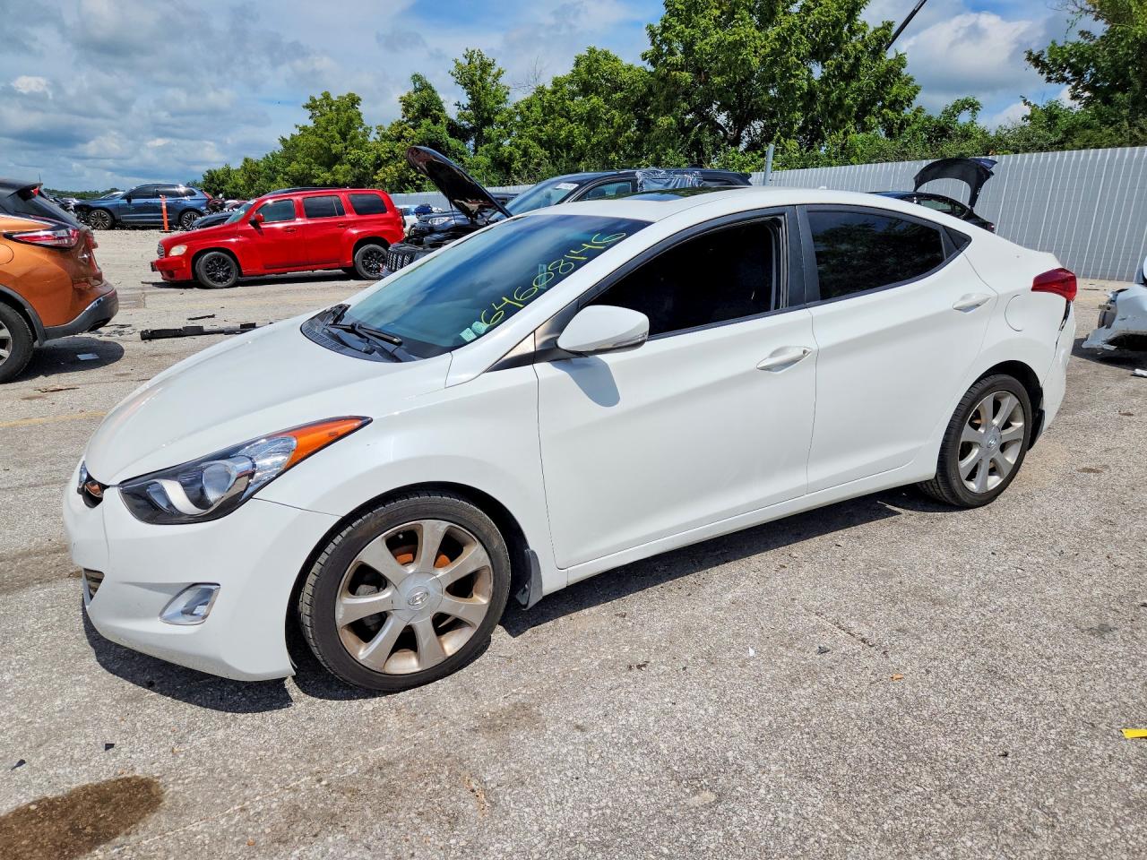 2013 HYUNDAI ELANTRA LIMITED | 5NPDH4AE8DH302107 | UPCARS
