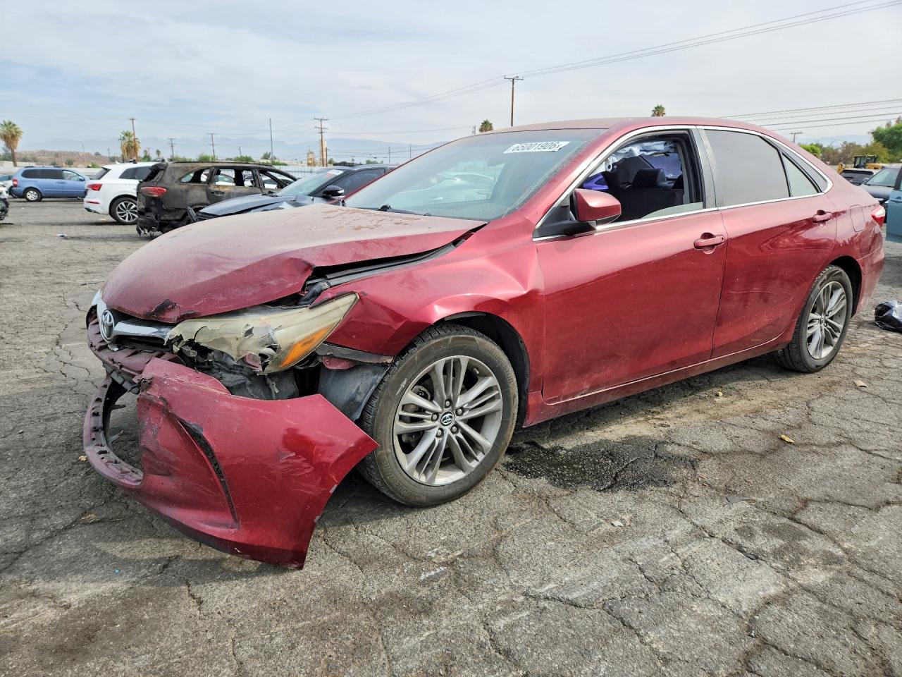 2017 TOYOTA CAMRY SE | 4T1BF1FK0HU739620 | UPCARS