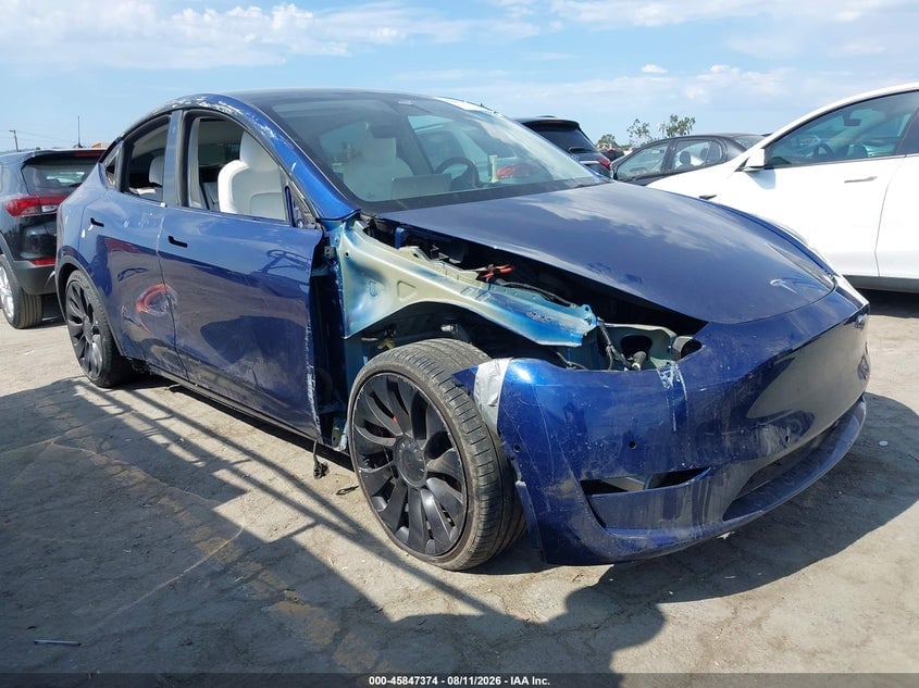 2022 TESLA MODEL Y PERFORMANCE DUAL MOTOR ALL-WHEEL DRIVE | 7SAYGDEF2NF491542 | UPCARS