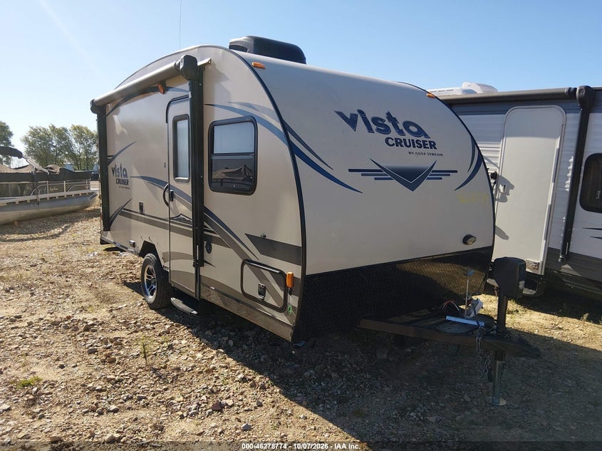 2017 GULFSTREAM VISTA CRUISER 17RKM TRAVEL TRAILER | 1NL1DTF29H1033047 | UPCARS