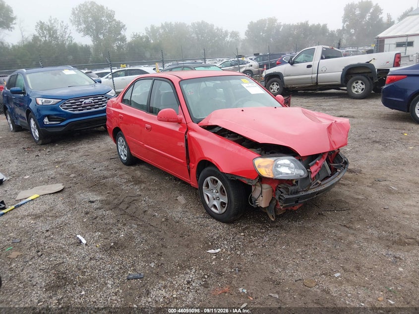 2004 HYUNDAI ACCENT GL | KMHCG45C24U523484 | UPCARS