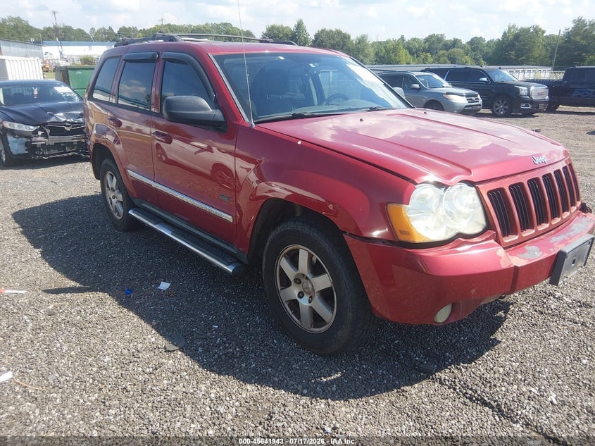 2009 JEEP GRAND CHEROKEE LAREDO | 1J8GR48K19C547848 | UPCARS