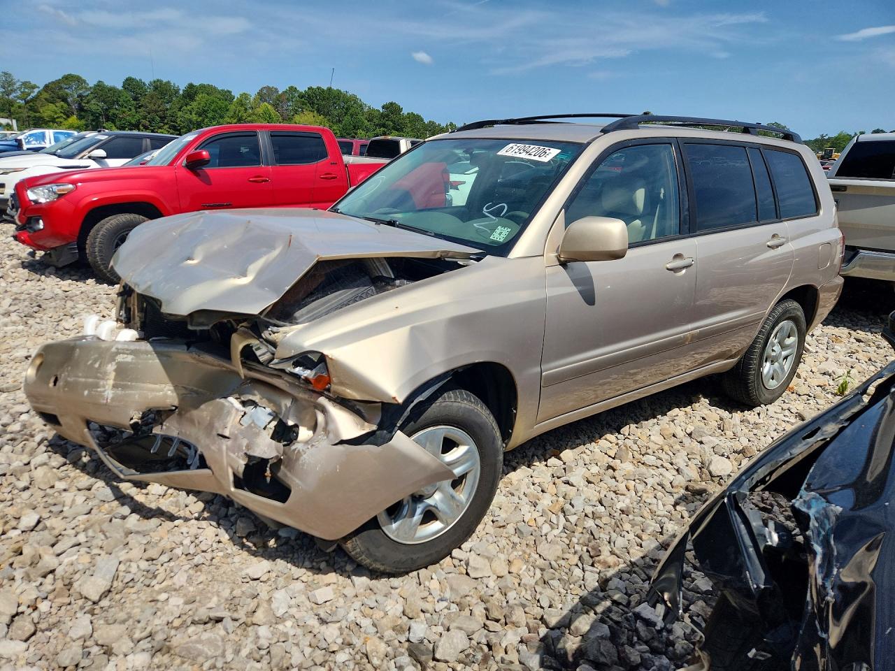 2004 TOYOTA HIGHLANDER | JTEGD21A240104075 | UPCARS