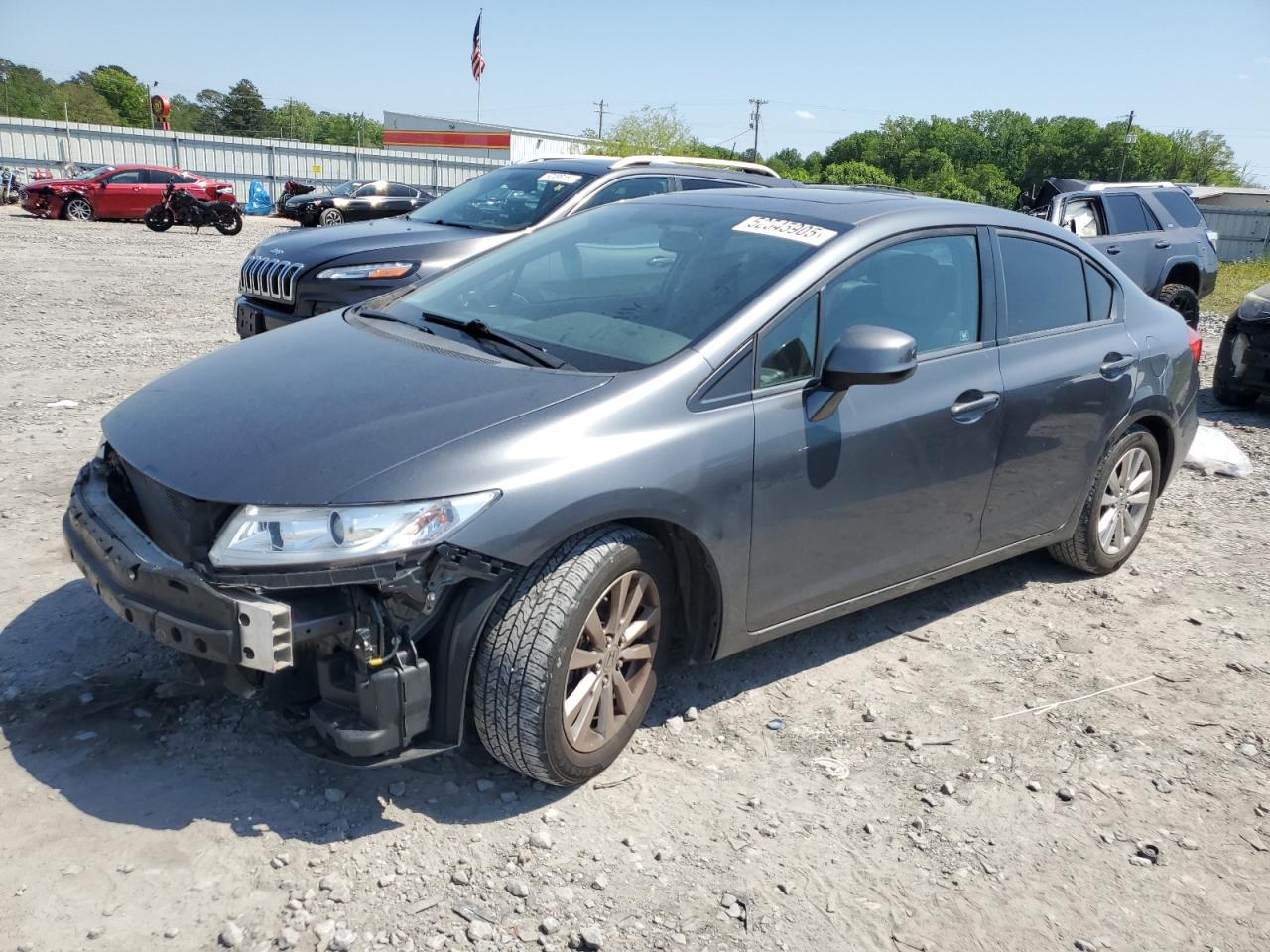 2012 HONDA CIVIC EX | 2HGFB2F82CH302761 | UPCARS