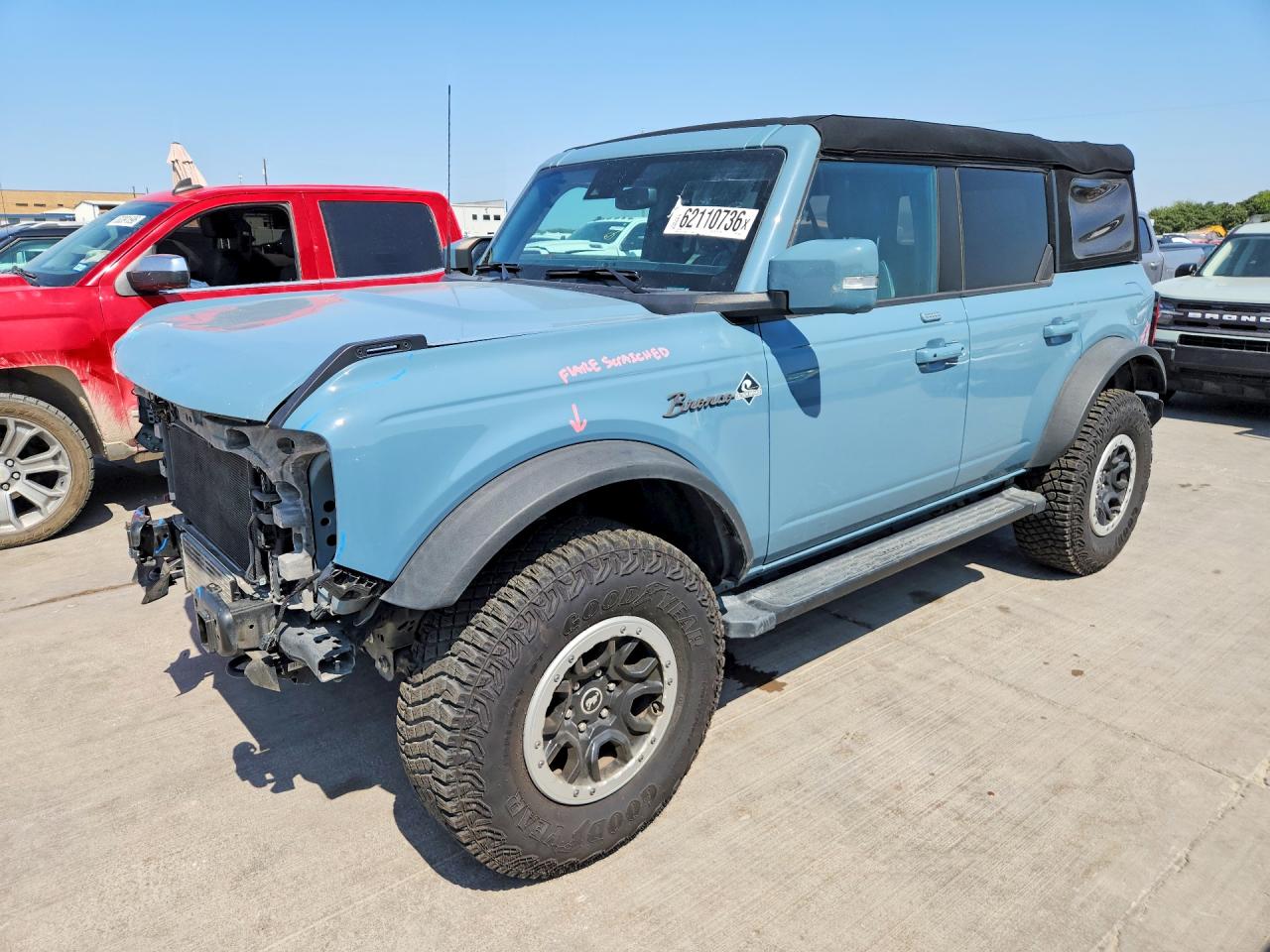 2023 FORD BRONCO BASE | 1FMDE5DH6PLB53941 | UPCARS