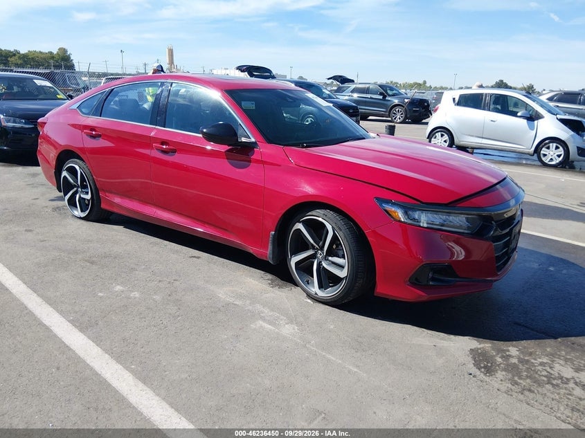 2021 HONDA ACCORD SPORT 2.0T | 1HGCV2F33MA006209 | UPCARS