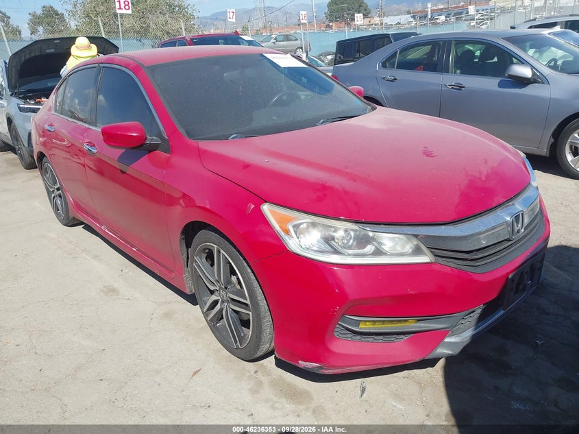 2016 HONDA ACCORD SPORT | 1HGCR2F58GA137050 | UPCARS