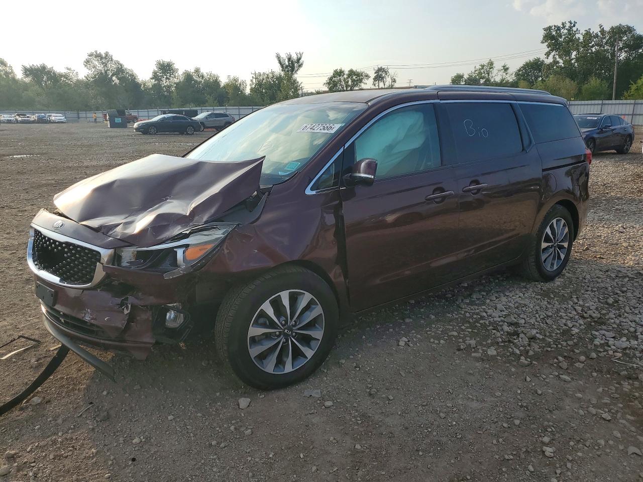 2015 KIA SEDONA SX | KNDMC5C19F6050198 | UPCARS