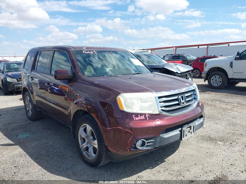 2013 HONDA PILOT EX | 5FNYF3H43DB032748 | UPCARS