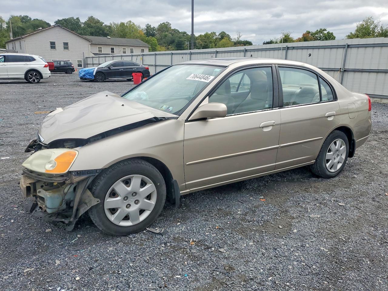 2001 HONDA CIVIC EX | 2HGES25771H554152 | UPCARS