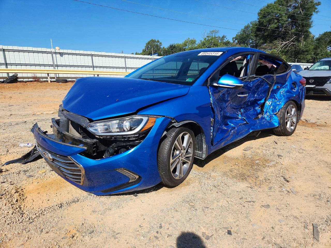 2017 HYUNDAI ELANTRA LIMITED | KMHD84LF9HU355797 | UPCARS