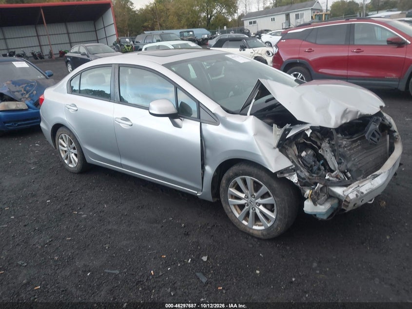 2012 HONDA CIVIC EX | 19XFB2F81CE327676 | UPCARS