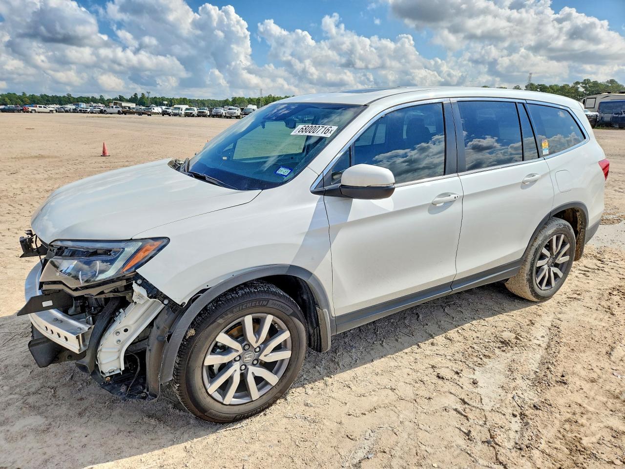 2022 HONDA PILOT EXL | 5FNYF5H53NB012019 | UPCARS