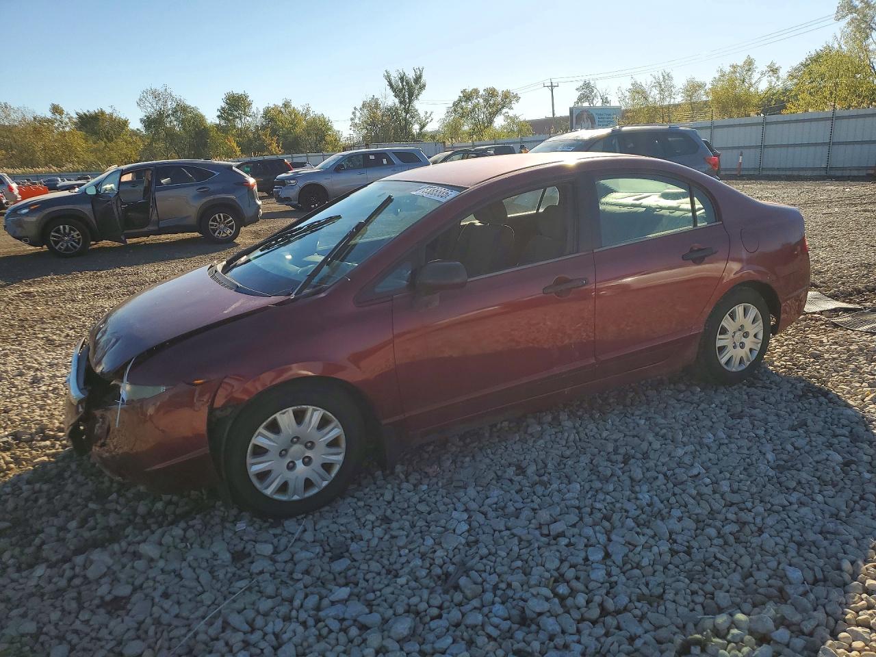2006 HONDA CIVIC DX VP | 2HGFA16326H024448 | UPCARS