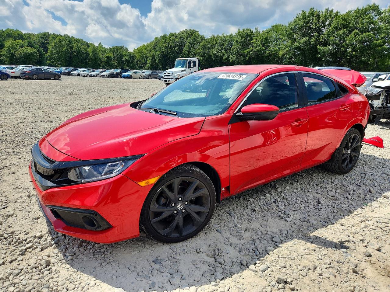 2019 HONDA CIVIC SPORT | 2HGFC2F8XKH523830 | UPCARS
