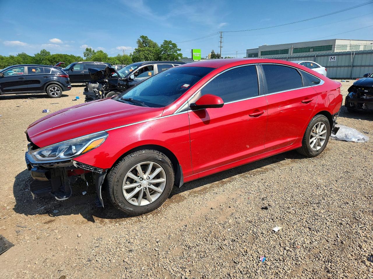 2018 HYUNDAI SONATA SE | 5NPE24AF1JH707509 | UPCARS