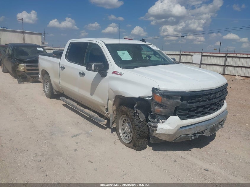 2025 CHEVROLET SILVERADO 1500 4WD  STANDARD BED WT | 3GCUKAED6SG366282 | UPCARS