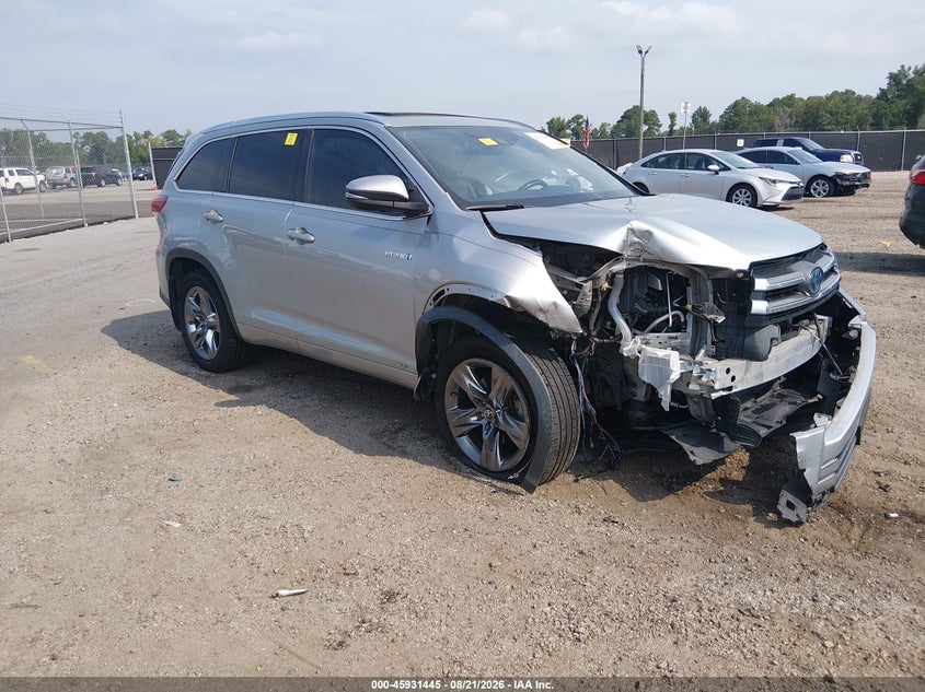 2019 TOYOTA HIGHLANDER HYBRID LIMITED PLATINUM | 5TDDGRFH4KS061687 | UPCARS