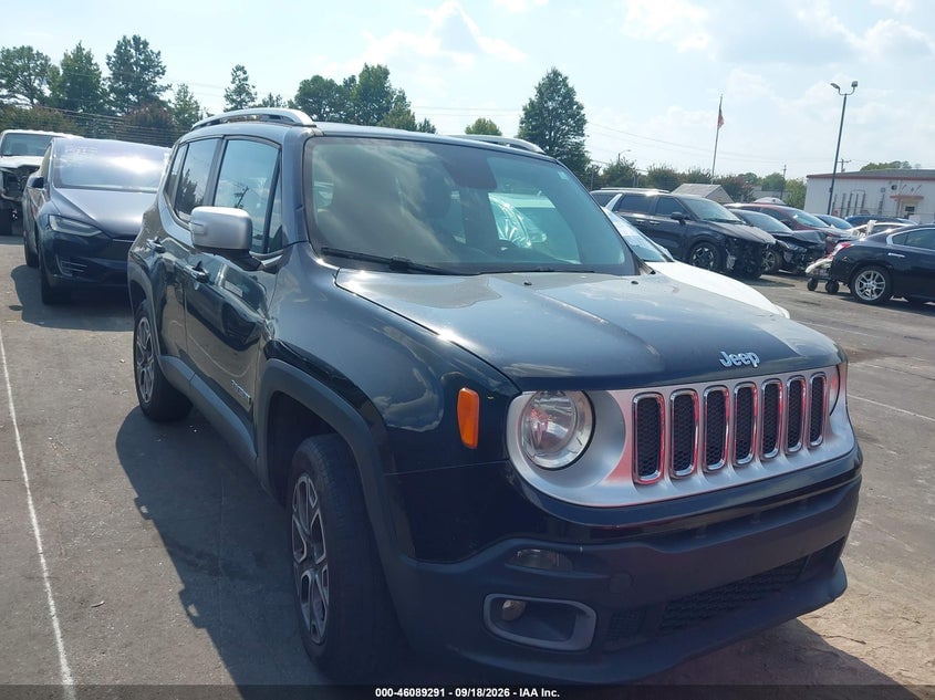 2015 JEEP RENEGADE LIMITED | ZACCJBDT1FPB50390 | UPCARS