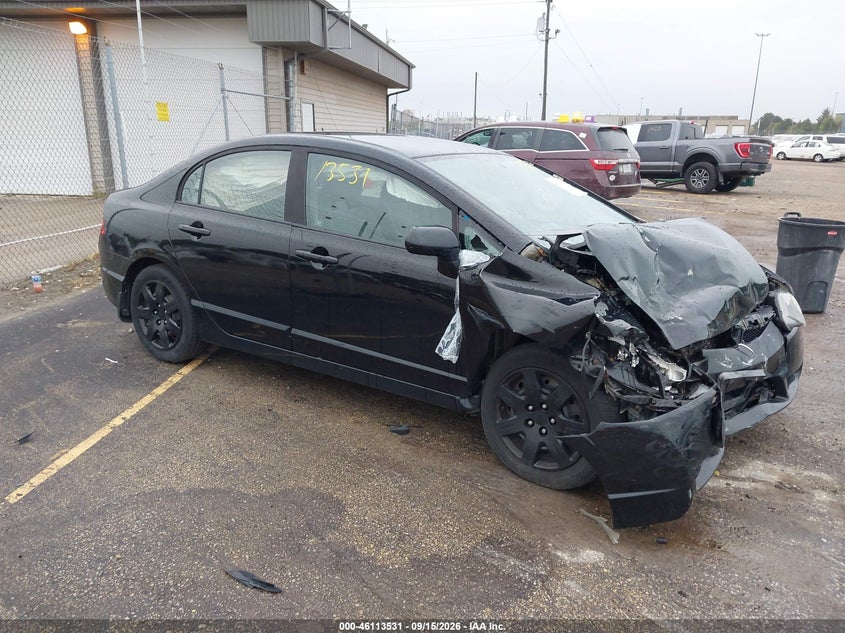 2009 HONDA CIVIC LX | 19XFA16579E008942 | UPCARS