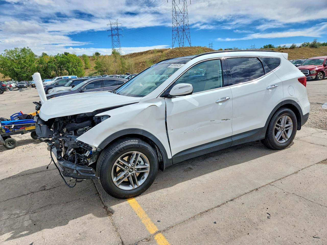 2017 HYUNDAI SANTA FE 2.4L | 5XYZUDLB9HG456911 | UPCARS