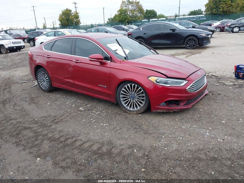 2018 FORD FUSION HYBRID TITANIUM | 3FA6P0RU3JR181548 | UPCARS