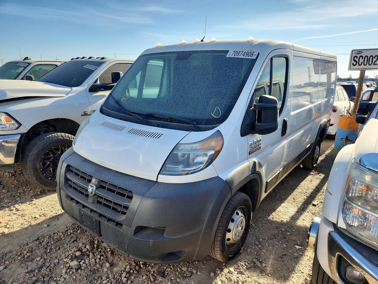 2016 RAM PROMASTER DELIVERY VAN | 3C6TRVAG8GE104921 | UPCARS