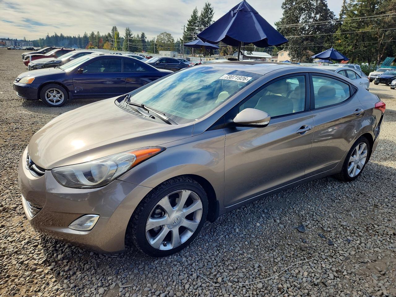 2013 HYUNDAI ELANTRA LIMITED | 5NPDH4AEXDH397267 | UPCARS