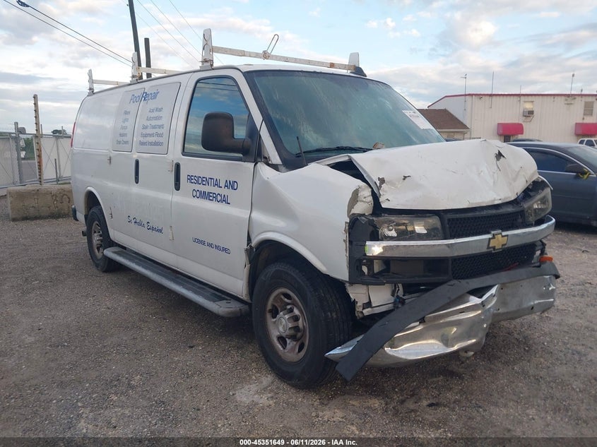 2021 CHEVROLET EXPRESS CARGO RWD 2500 REGULAR WHEELBASE WT | 1GCWGAFP7M1299972 | UPCARS