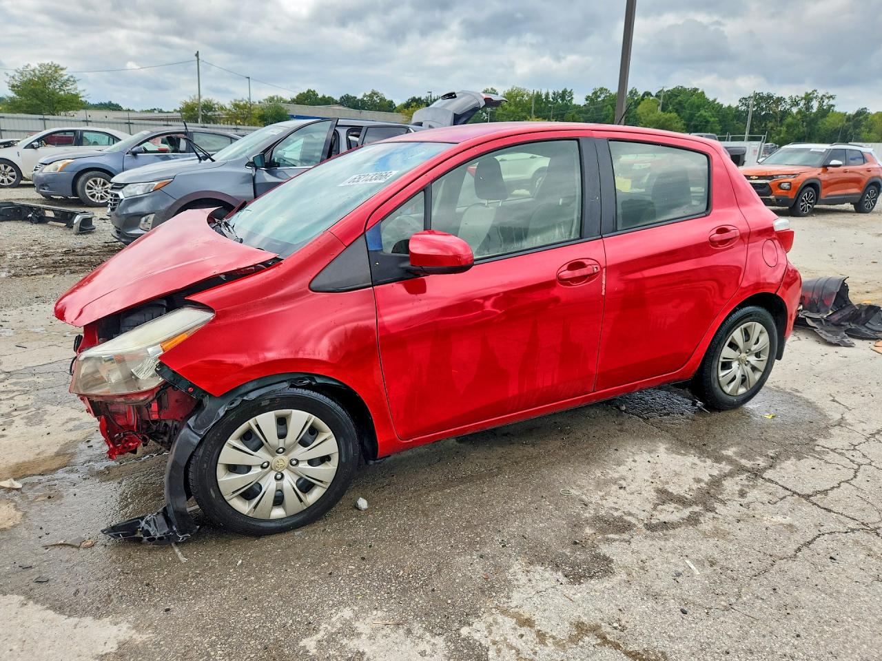 2014 TOYOTA YARIS 5-DOOR LE | JTDKTUD38ED583381 | UPCARS
