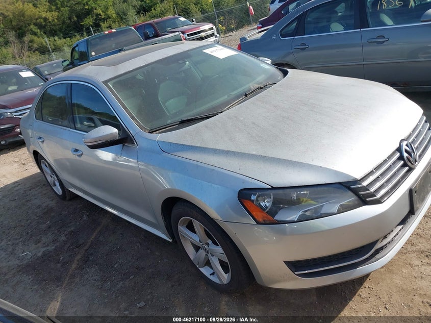 2013 VOLKSWAGEN PASSAT 2.0L TDI SE | 1VWBN7A37DC010957 | UPCARS
