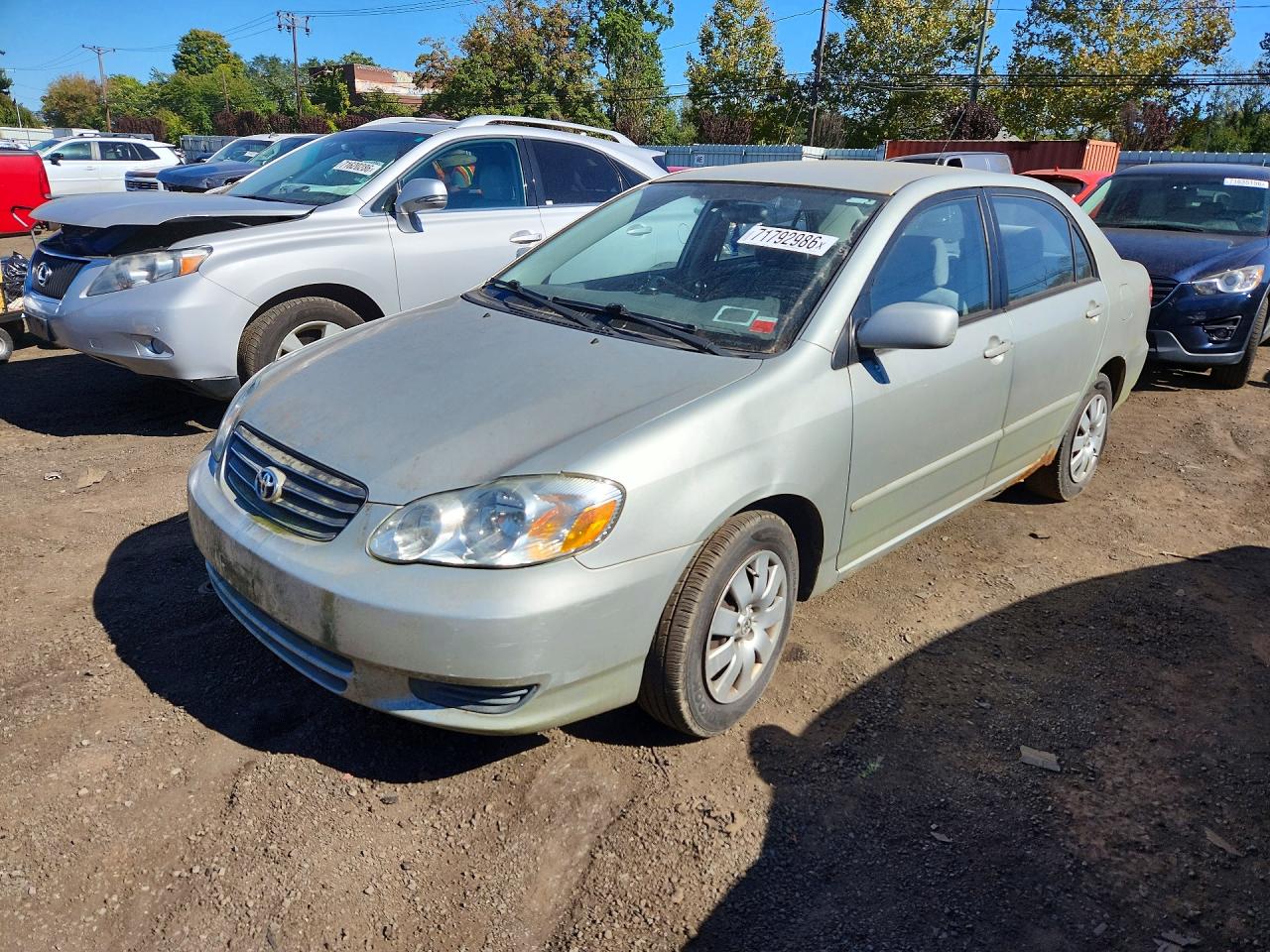 2003 TOYOTA COROLLA LE | 2T1BR32E23C006742 | UPCARS