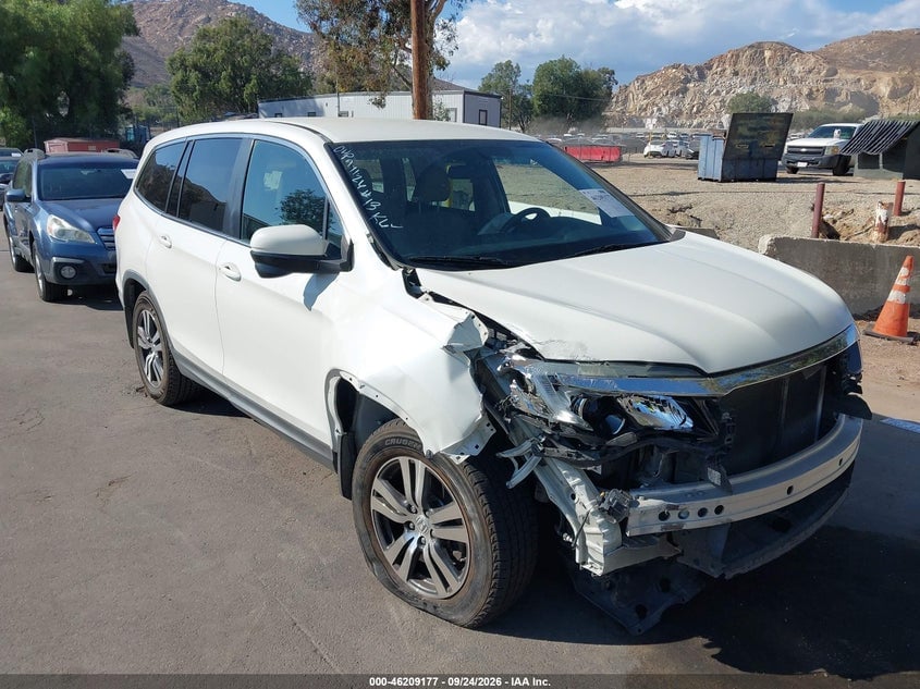 2016 HONDA PILOT EX | 5FNYF5H39GB031272 | UPCARS