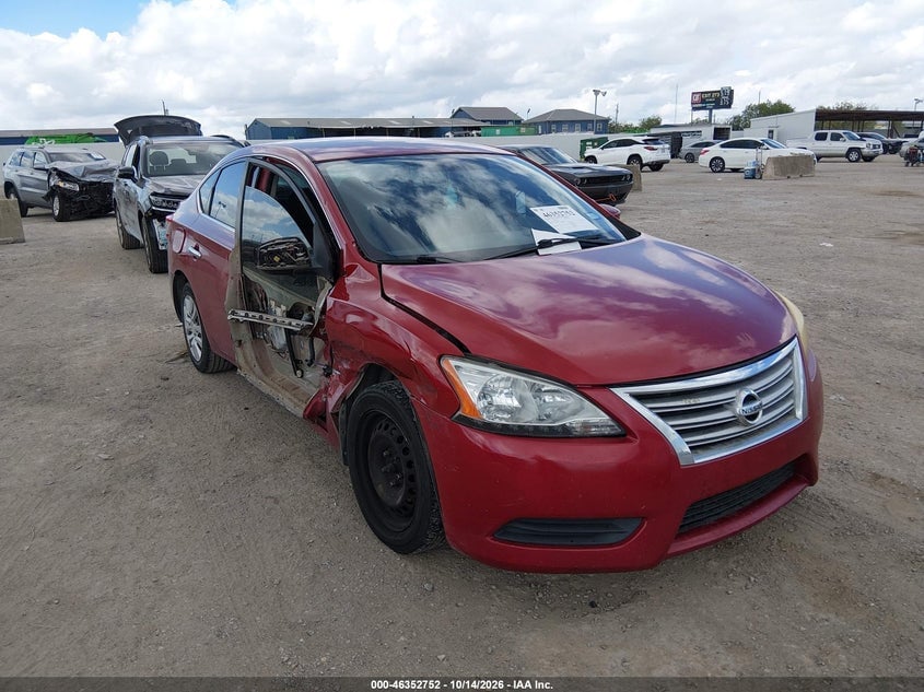 2013 NISSAN SENTRA S | 3N1AB7AP7DL743172 | UPCARS