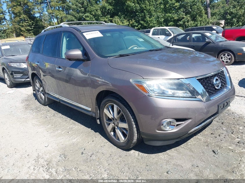 2014 NISSAN PATHFINDER PLATINUM | 5N1AR2MNXEC735047 | UPCARS