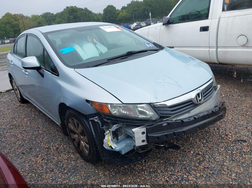 2012 HONDA CIVIC SDN LX | 2HGFB2F50CH593184 | UPCARS