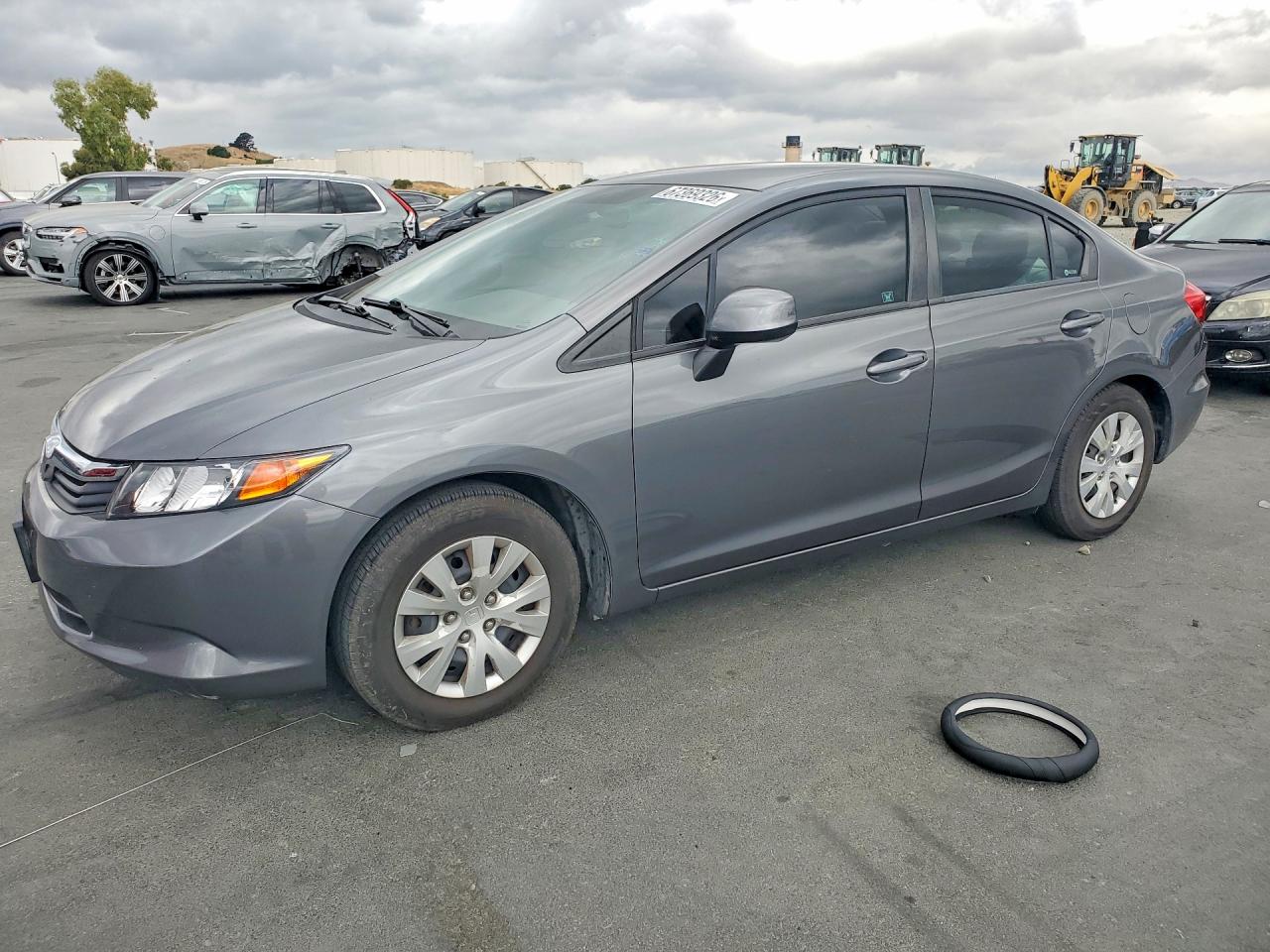 2012 HONDA CIVIC LX | 2HGFB2F55CH321259 | UPCARS