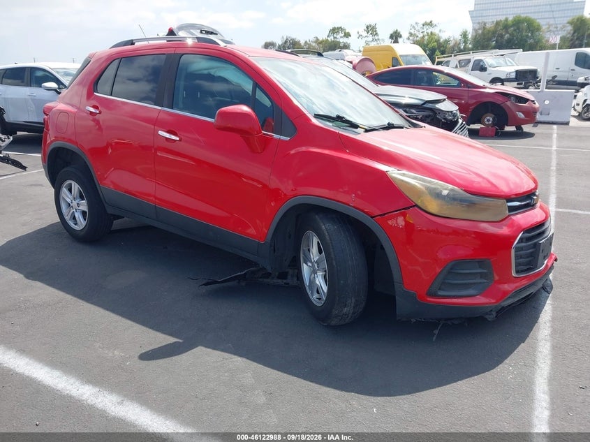 2018 CHEVROLET TRAX LT | 3GNCJPSB4JL181259 | UPCARS