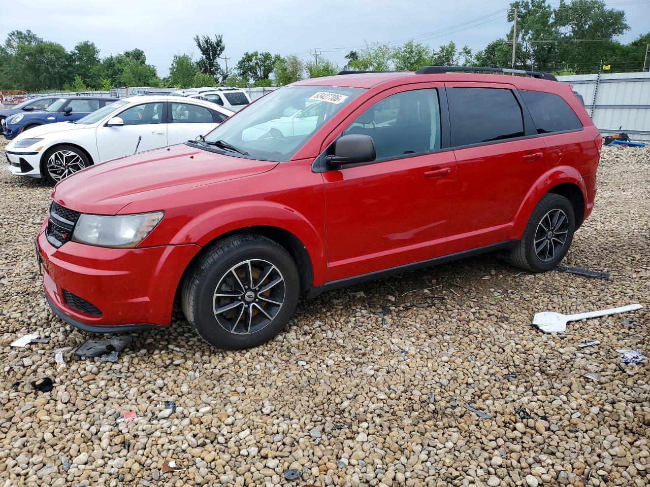 2018 DODGE JOURNEY SE | 3C4PDCAB5JT532515 | UPCARS