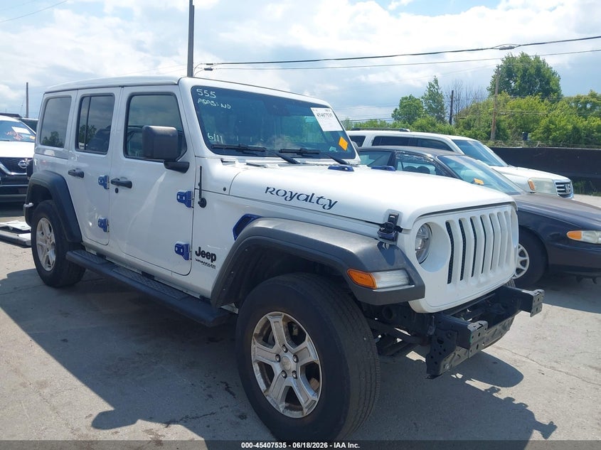 2022 JEEP WRANGLER UNLIMITED SPORT S 4X4 | 1C4HJXDG2NW256662 | UPCARS