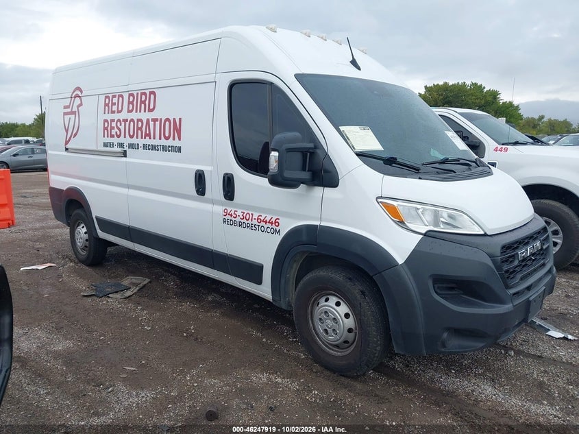 2023 RAM PROMASTER 2500 HIGH ROOF 159 WB | 3C6LRVDG9PE502408 | UPCARS
